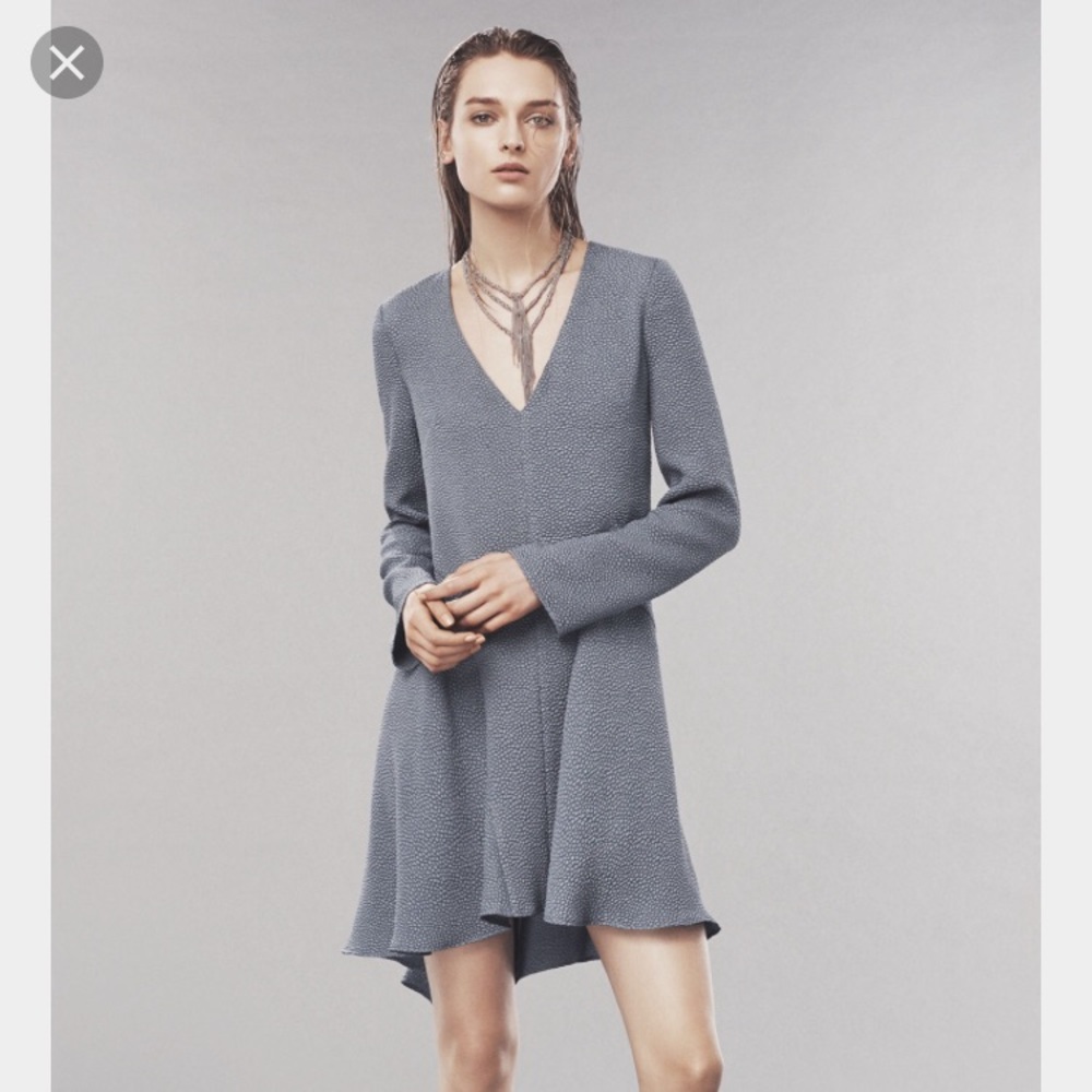 BNWT BCBG Long Sleeve Asymetrical Dress "Robyn" - Picture 1 of 6