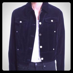 Rag &Bone Black Velvet Jacket- size: 0