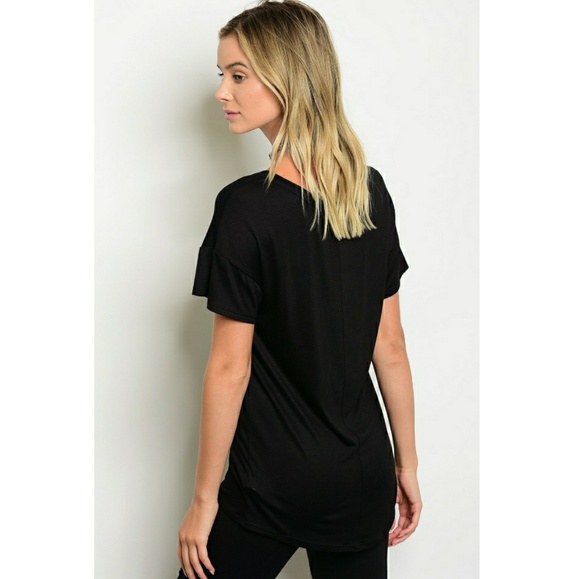 LAST MEDIUM "I Cant Adult Today" Print Top - Picture 2 of 4