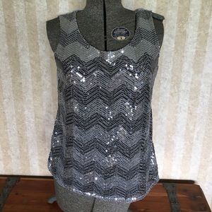 Coldwater Creek Tops - Sequined tank top. Coldwater Creek Tops - Sequined tank top.