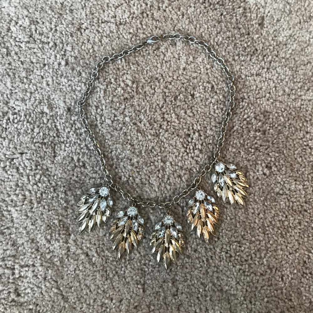 Silver and gold necklace