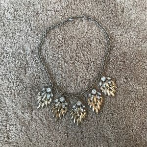 Silver and gold necklace