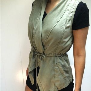 Kenneth Cole Army Green Vest