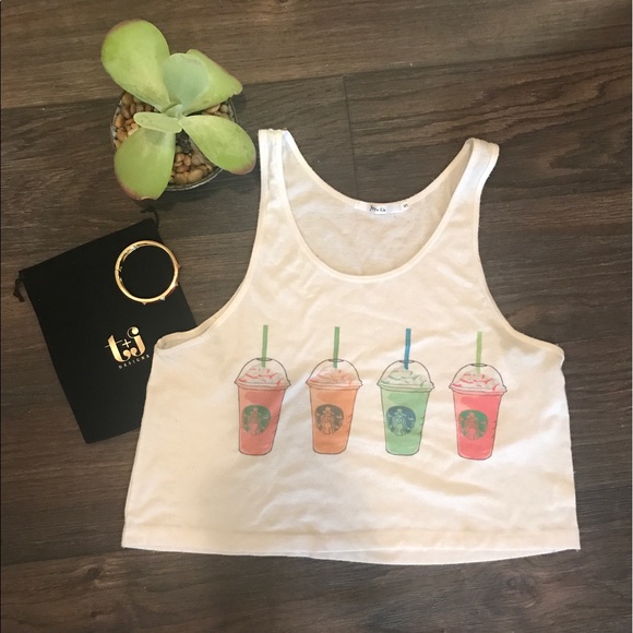 yotta kilo Tops - Starbucks Crop Top