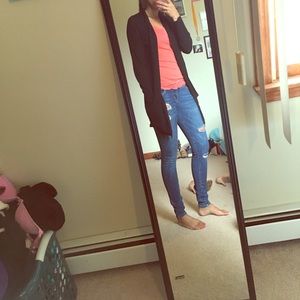 U knit black sweater