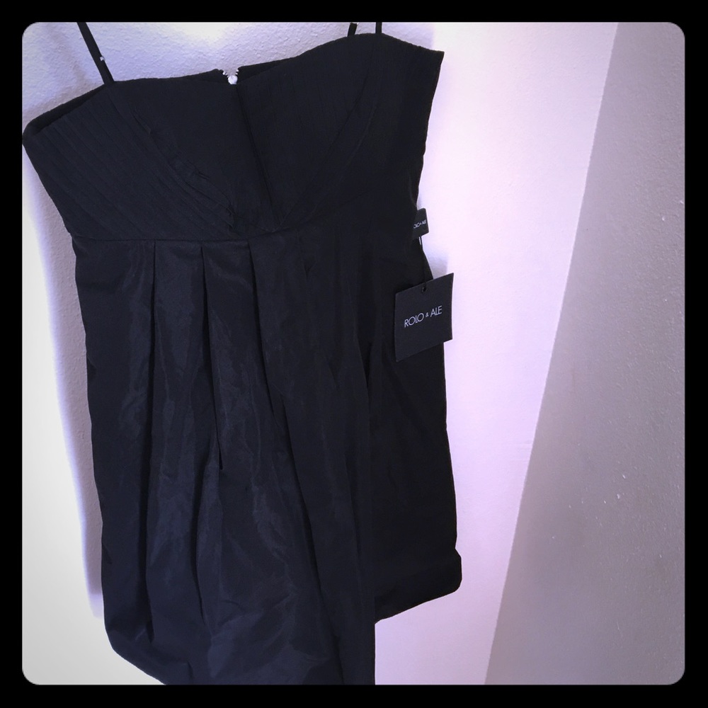 ROLO & ALE black cocktail dress