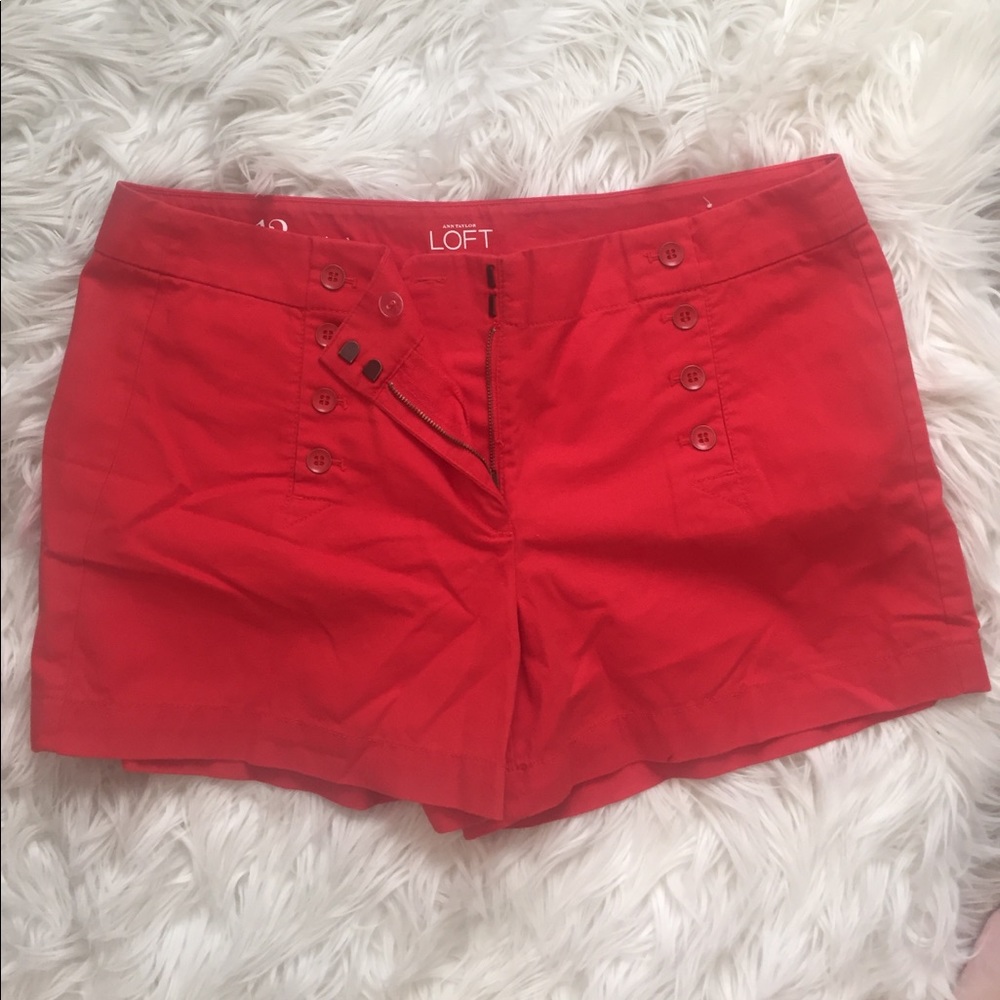 LOFT red shorts