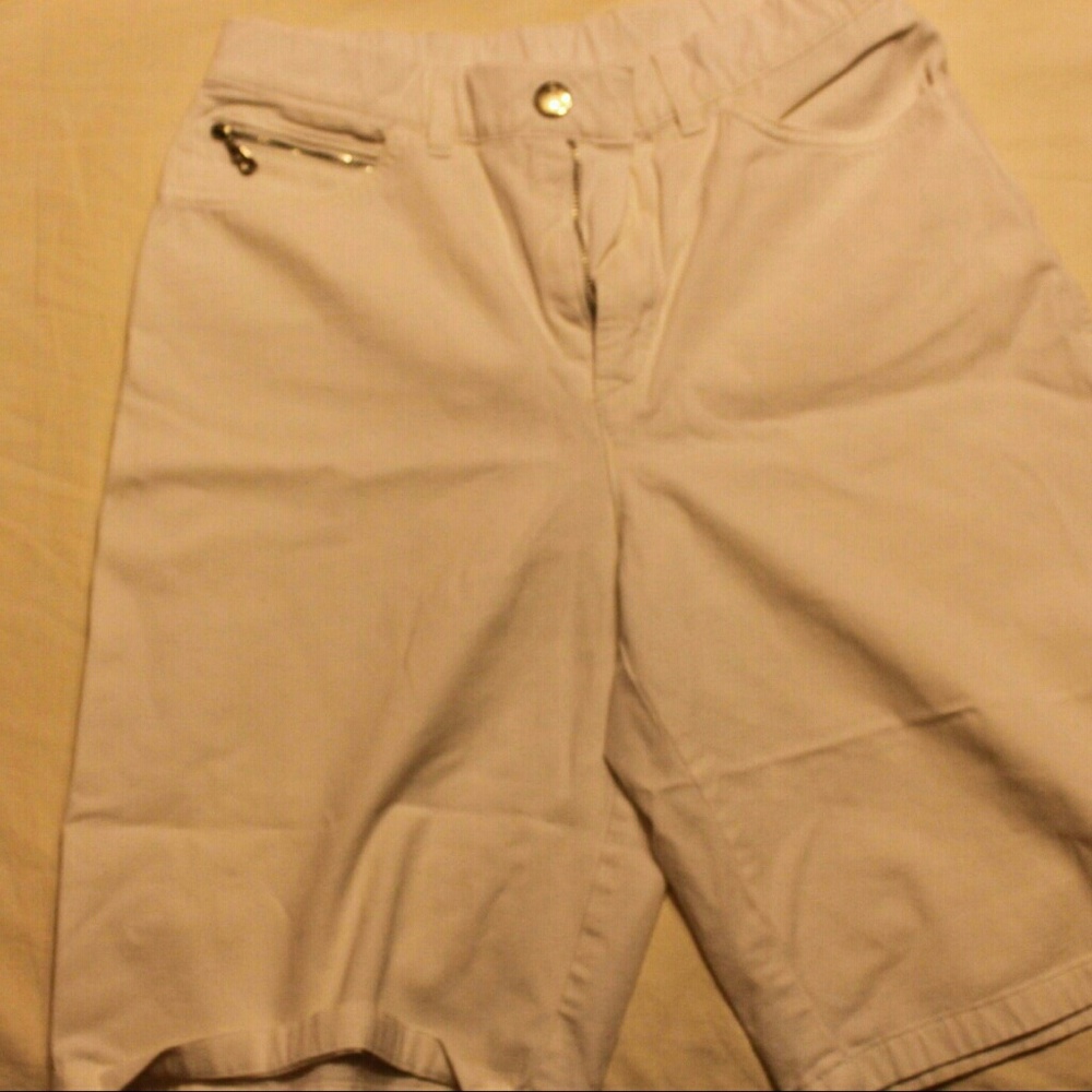 Bogner Bermuda White Golf Shorts