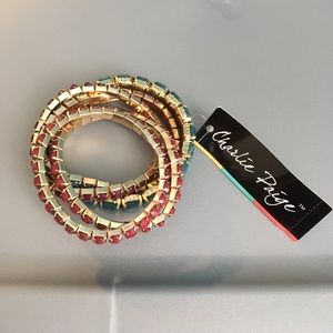 Set of 5 fashionista bracelets
