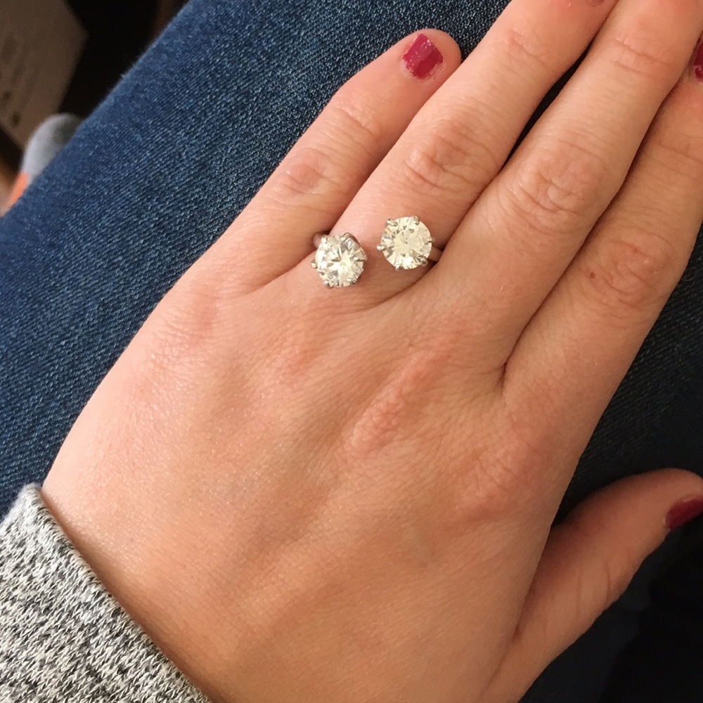 4 Carat T.W. Double CZ Ring
