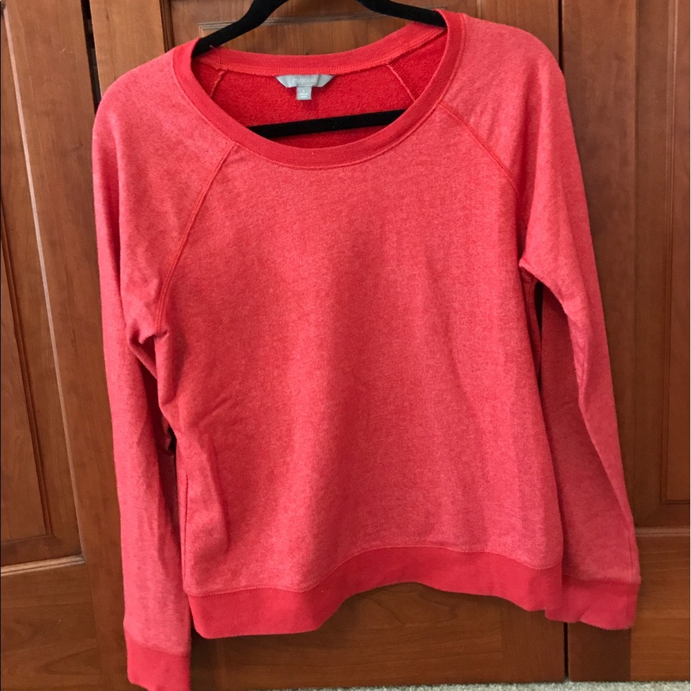fun coral pullover from Nordstrom