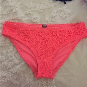 Aerie pink crochet Bikini bottoms