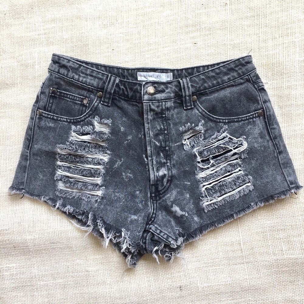 MINKPINK Nightmare on Elm Street Denim Shorts