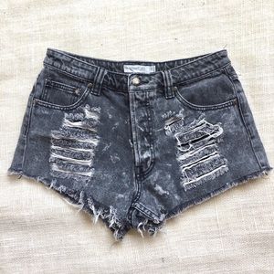 MINKPINK Nightmare on Elm Street Denim Shorts