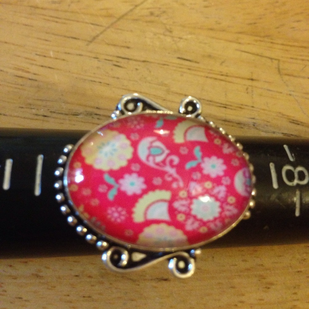 925 Pinckney glass ring