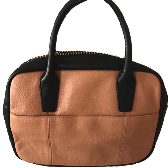 Badgley Mischka Two-Tone Satchel Bag