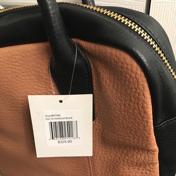 Badgley Mischka Two-Tone Satchel Bag