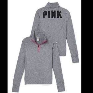 Gray ultimate half zip active wear  nwt