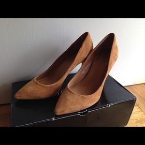 J. Crew Isabelle Suede Pumps; Burn Sienna (Sz. 6)