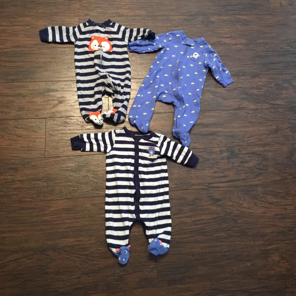 Carter's 3 Month Pajama Bundle EUC