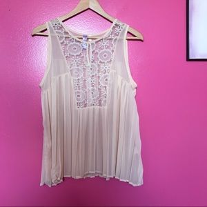 Alya Cream Tank Top