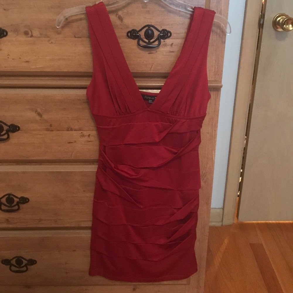 Women's Small Red Mini Dress