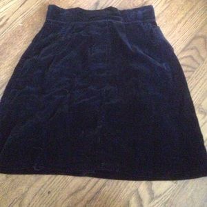 Vintage velour Miniskirt
