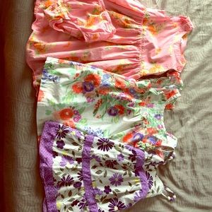 Three little girls summer dresses