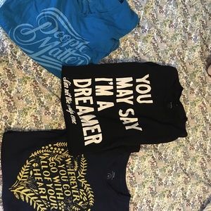 3 Sevenly shirts