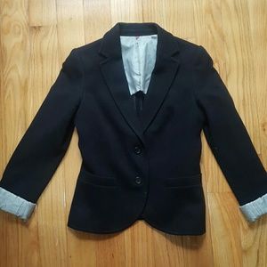 Uniqlo Basic Black Blazer EUC