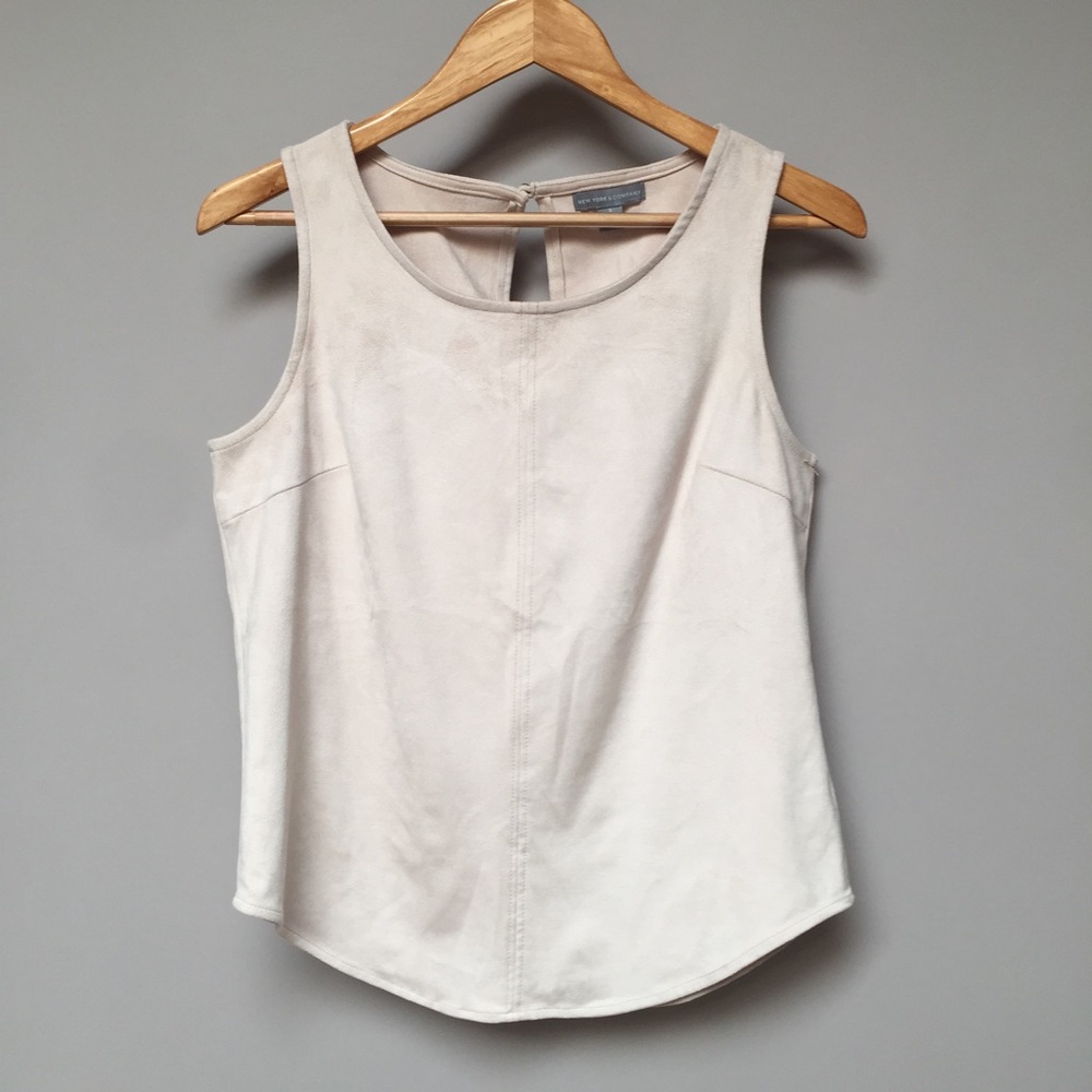 NEW YORK AND COMPANY SUEDE TANK