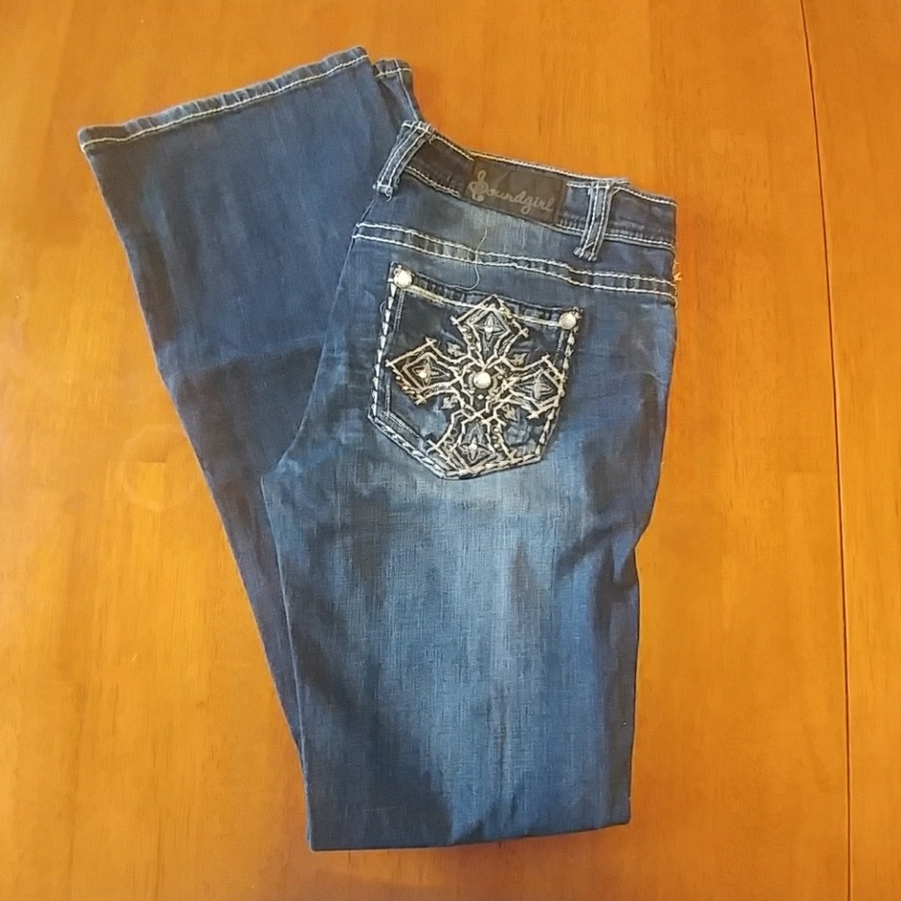 Soundgirl Denim Blue Jeans