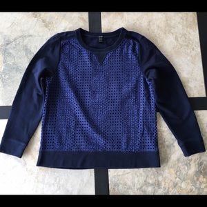 j. Crew eyelet sweatshirt L