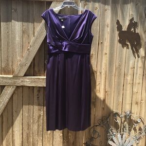 Donna Rocco size 12 purple dress NWT midi length