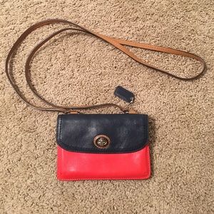 Coach across body wallet/purse