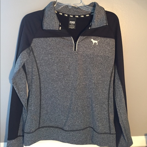 PINK Victoria's Secret Jackets & Blazers - *SOLD*PINK Athletic Quarter Zip