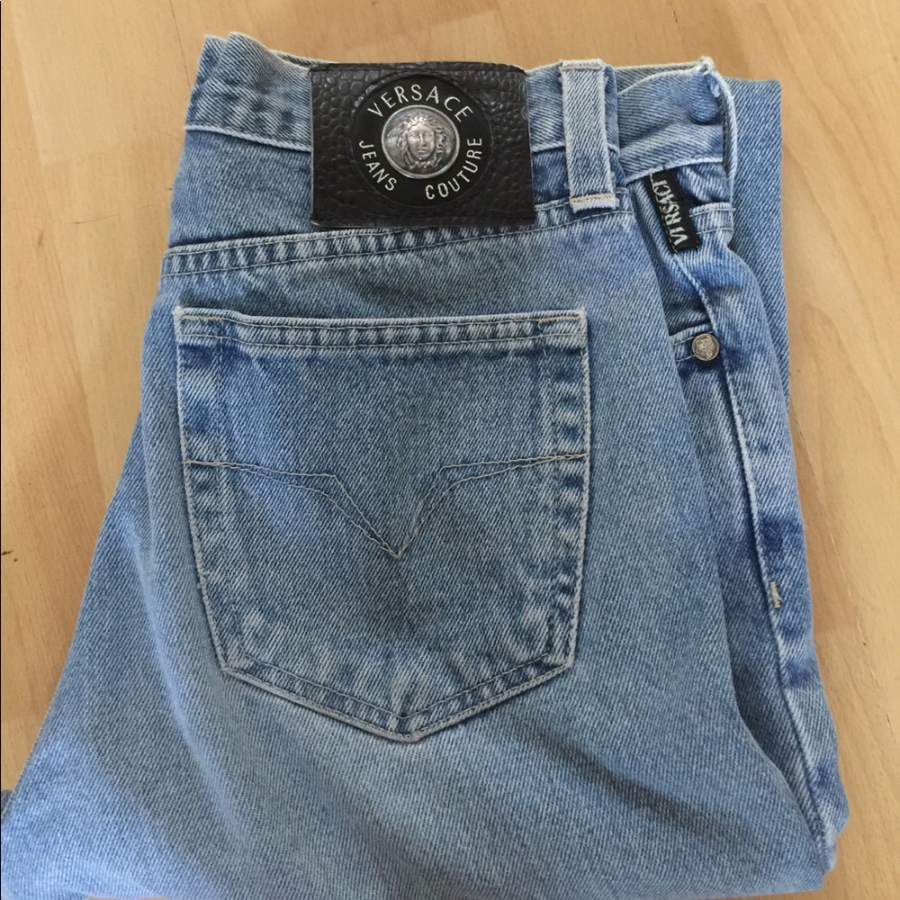 Vintage VERSACE mom jeans from the 90's