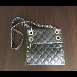 Black Hammitt large leather purse