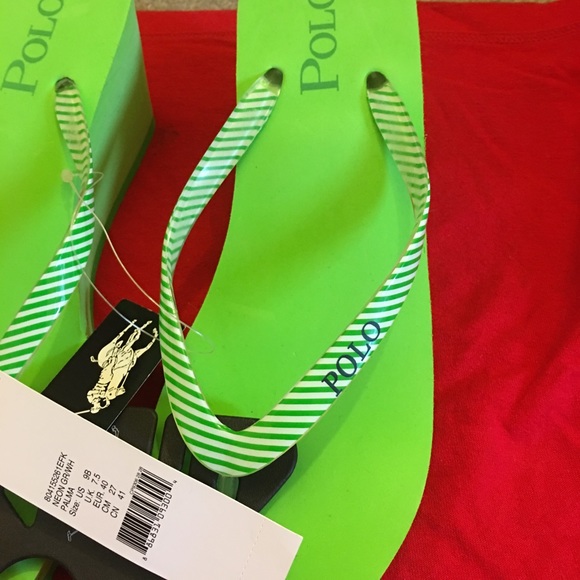 🌺ONLY 1 LEFT🌺Polo Wedge Thongs (size 6) - Picture 4 of 5