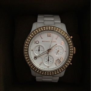White Michael Kors watch