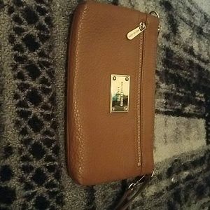 Genuine Michael Kors leather wristlet