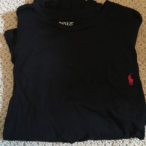 Black Long-sleeve Polo
