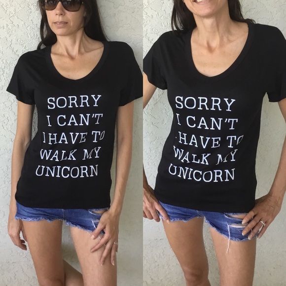 Tops - 🏖 Was $25 Black Sorry I Can't Tee
