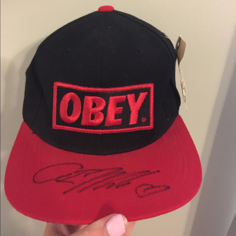 Austin Mahone autographed hat