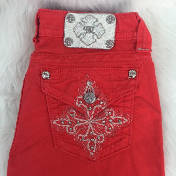 Miss Me Denim - ▪️MISS ME orange jeans, SZ 27