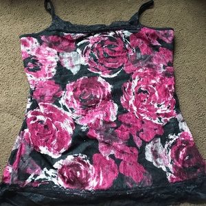 Xxl Maurice's tank top w roses 🌹