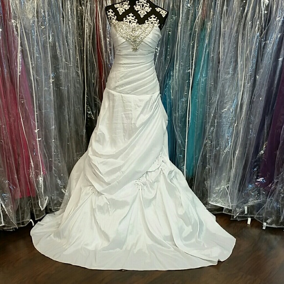 Drop Waist Bridal Ballgown