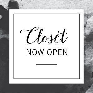 Closet re-opened!!!