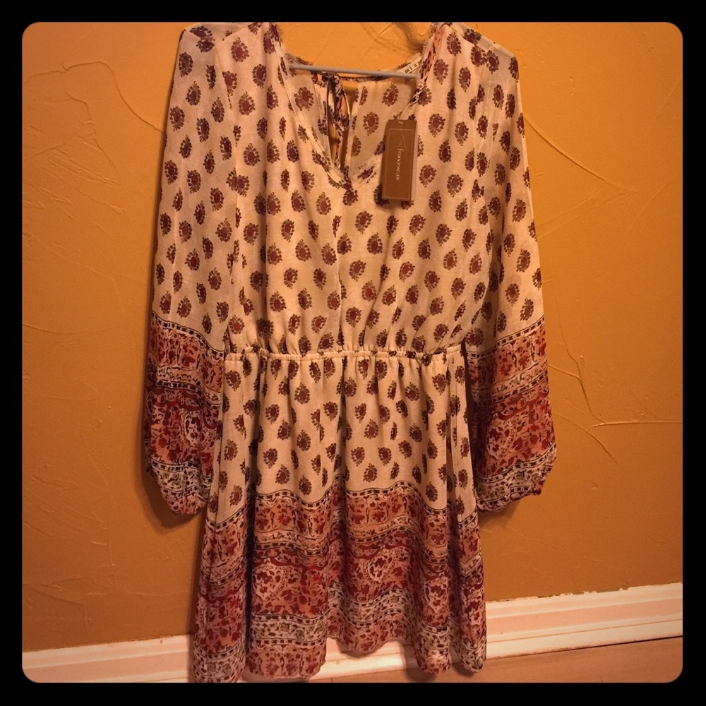 Miami Bohemian Style Patterned Dress