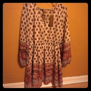 Miami Bohemian Style Patterned Dress